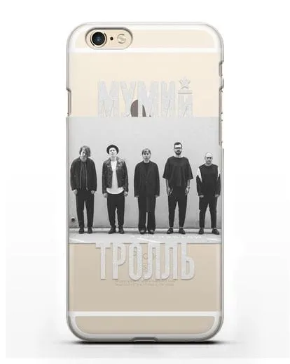 Чехол с фотографией участников группы Мумий Тролль силиконовый для iPhone 6