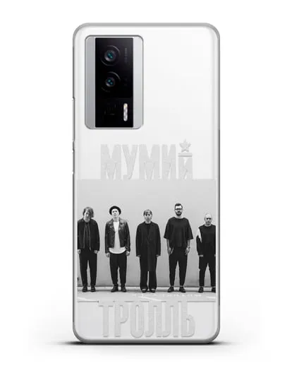 Чехол с фотографией участников группы Мумий Тролль силиконовый для Xiaomi Poco F5 Pro