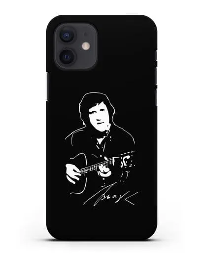 Чехол с иллюстрацией В.Высоцкого силиконовый для iPhone 12