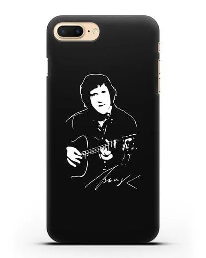 Чехол с иллюстрацией В.Высоцкого силиконовый для iPhone 8 Plus