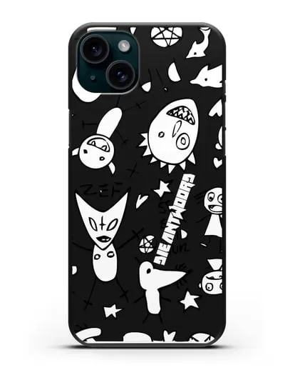 Чехол с иллюстрацией Die Antwoord силиконовый для iPhone 15 Plus