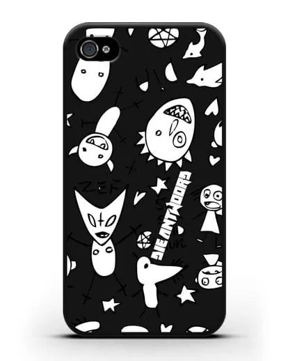 Чехол с иллюстрацией Die Antwoord силиконовый для iPhone 4/4s