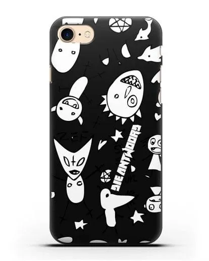 Чехол с иллюстрацией Die Antwoord силиконовый для iPhone 8