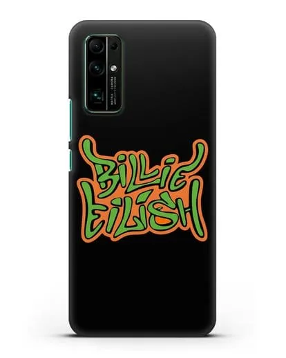 Чехол с логотипом Billie Eilish силиконовый для Honor 30