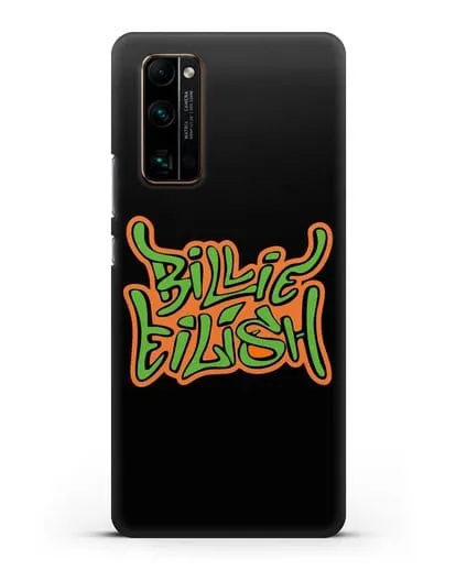 Чехол с логотипом Billie Eilish силиконовый для Honor 30 Pro Plus