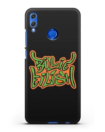 Чехол с логотипом Billie Eilish силиконовый для Honor 8X