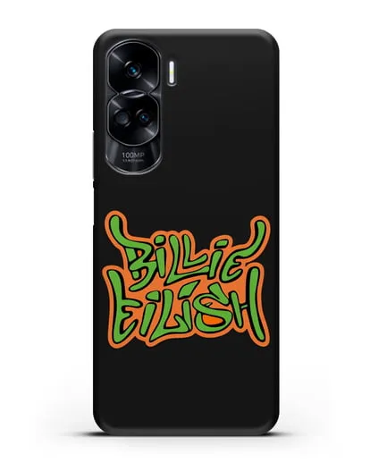 Чехол с логотипом Billie Eilish силиконовый для Honor 90 Lite