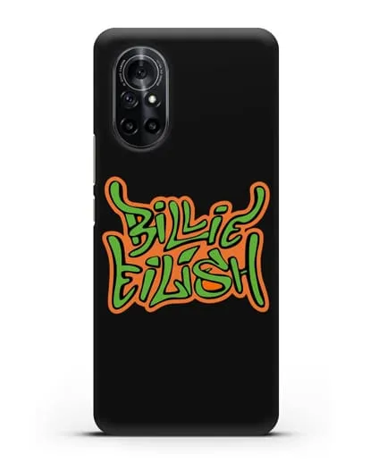 Чехол с логотипом Billie Eilish силиконовый для Huawei Nova 8