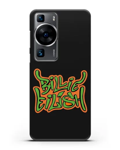 Чехол с логотипом Billie Eilish силиконовый для Huawei P60