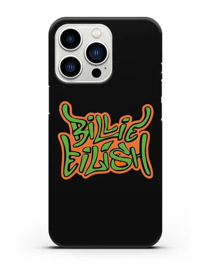 Чехол с логотипом Billie Eilish силиконовый для iPhone 13 Pro