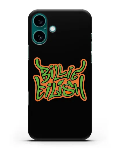 Чехол с логотипом Billie Eilish силиконовый для iPhone 16 Plus