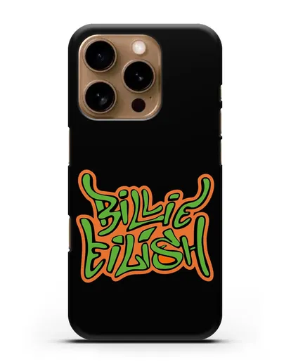 Чехол с логотипом Billie Eilish силиконовый для iPhone 16 Pro