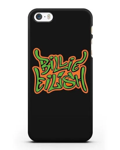 Чехол с логотипом Billie Eilish силиконовый для iPhone 5/5s/SE