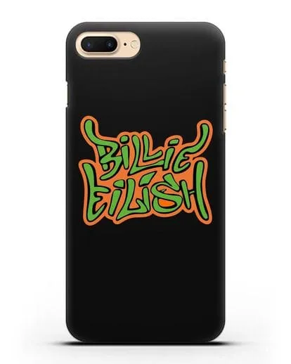Чехол с логотипом Billie Eilish силиконовый для iPhone 8 Plus