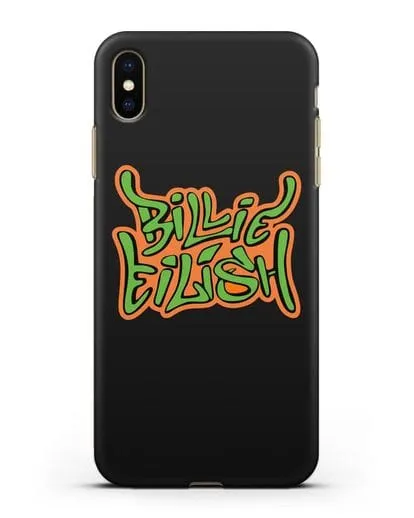Чехол с логотипом Billie Eilish силиконовый для iPhone XS Max