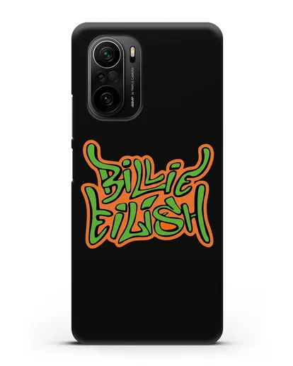 Чехол с логотипом Billie Eilish силиконовый для Xiaomi Poco F3 Pro