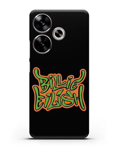 Чехол с логотипом Billie Eilish силиконовый для Xiaomi Poco F6