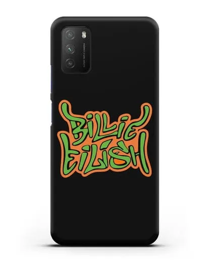 Чехол с логотипом Billie Eilish силиконовый для Xiaomi Poco M3