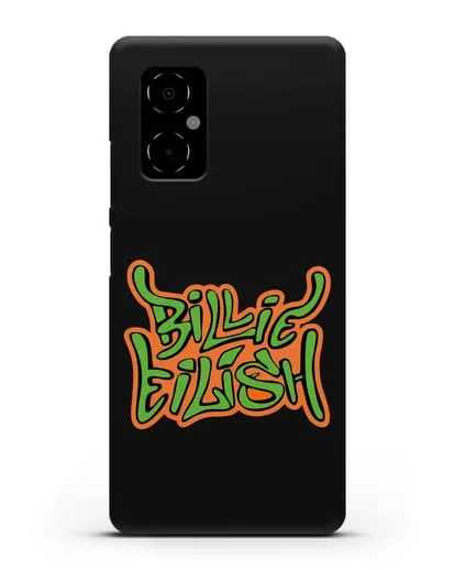 Чехол с логотипом Billie Eilish силиконовый для Xiaomi Poco M4 5G