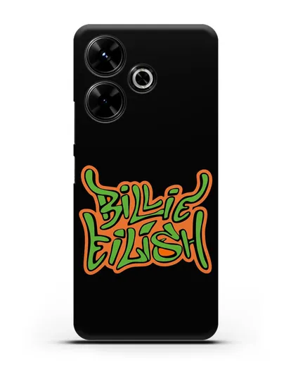 Чехол с логотипом Billie Eilish силиконовый для Xiaomi Poco M6