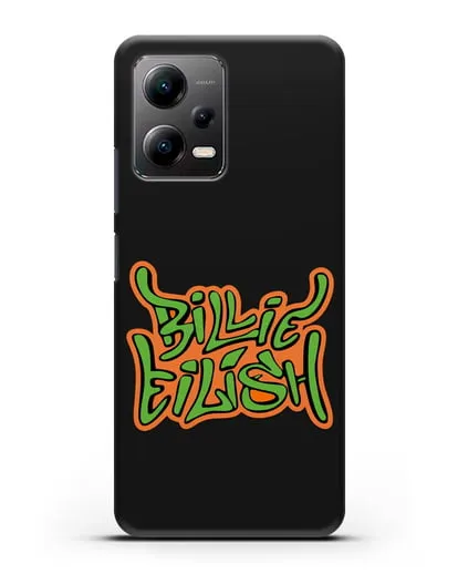 Чехол с логотипом Billie Eilish силиконовый для Xiaomi Poco X5