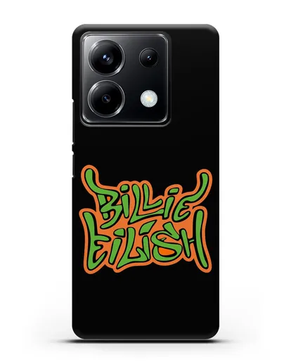 Чехол с логотипом Billie Eilish силиконовый для Xiaomi Poco X6