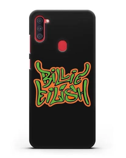 Чехол с логотипом Billie Eilish силиконовый для Samsung Galaxy A11 [SM-A115F]