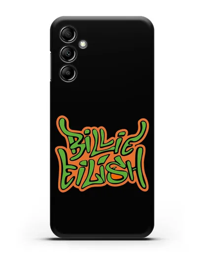 Чехол с логотипом Billie Eilish силиконовый для Samsung Galaxy A14 [SM-A145]