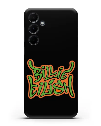 Чехол с логотипом Billie Eilish силиконовый для Samsung Galaxy A35 [SM-A356]