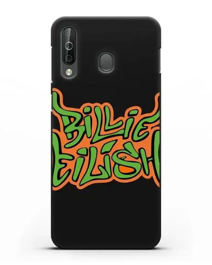 Чехол с логотипом Billie Eilish силиконовый для Samsung Galaxy A40s [SM-A507FN]