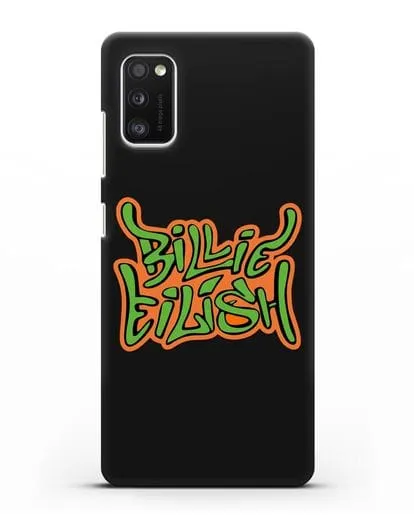 Чехол с логотипом Billie Eilish силиконовый для Samsung Galaxy A41 [SM-A415F]