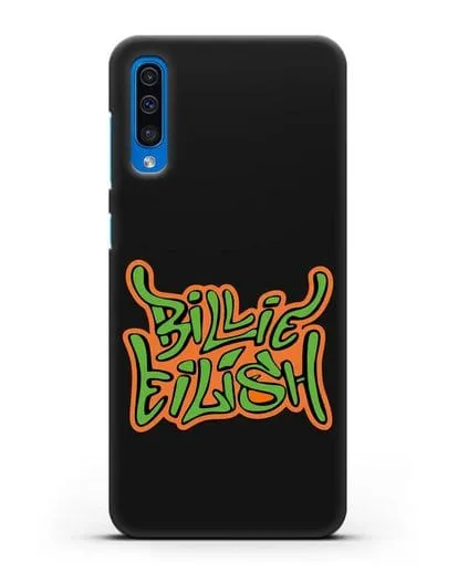Чехол с логотипом Billie Eilish силиконовый для Samsung Galaxy A50