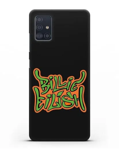 Чехол с логотипом Billie Eilish силиконовый для Samsung Galaxy A51 [SM-A515F]