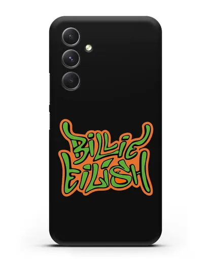 Чехол с логотипом Billie Eilish силиконовый для Samsung Galaxy A54 [SM-A536]