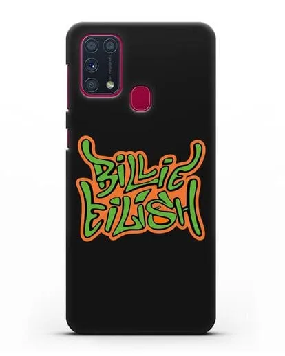 Чехол с логотипом Billie Eilish силиконовый для Samsung Galaxy M31 [SM-M315F]
