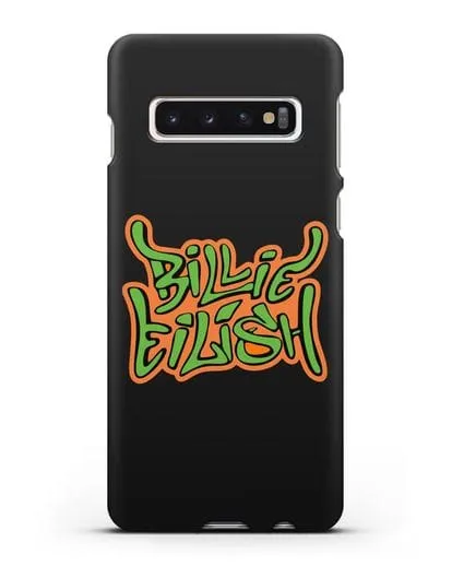 Чехол с логотипом Billie Eilish силиконовый для Samsung Galaxy S10 [SM-G973F]