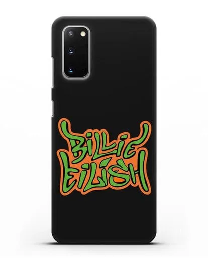 Чехол с логотипом Billie Eilish силиконовый для Samsung Galaxy S20 [SM-G980F]