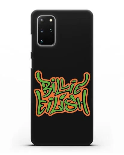 Чехол с логотипом Billie Eilish силиконовый для Samsung Galaxy S20 Plus [SM-G985F]