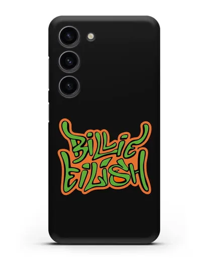 Чехол с логотипом Billie Eilish силиконовый для Samsung Galaxy S23 [SM-S911]
