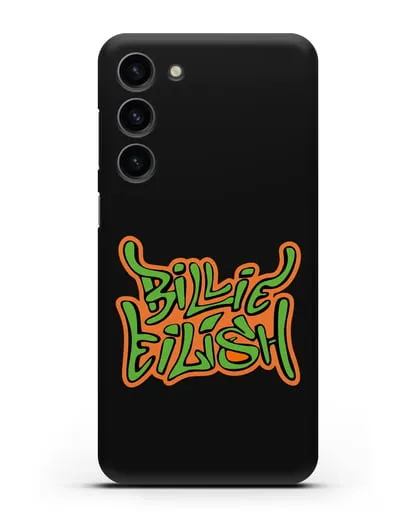 Чехол с логотипом Billie Eilish силиконовый для Samsung Galaxy S23 Plus [SM-S916]