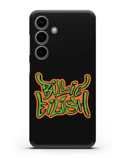 Чехол с логотипом Billie Eilish силиконовый для Samsung Galaxy S24