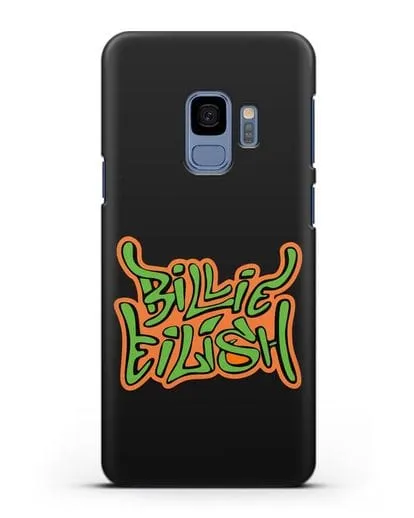 Чехол с логотипом Billie Eilish силиконовый для Samsung Galaxy S9 [SM-G960F]