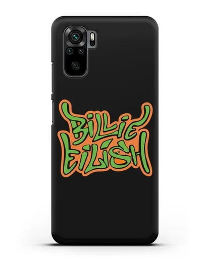 Чехол с логотипом Billie Eilish силиконовый для Xiaomi Redmi Note 10