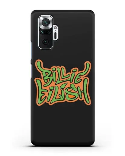 Чехол с логотипом Billie Eilish силиконовый для Xiaomi Redmi Note 10 Pro