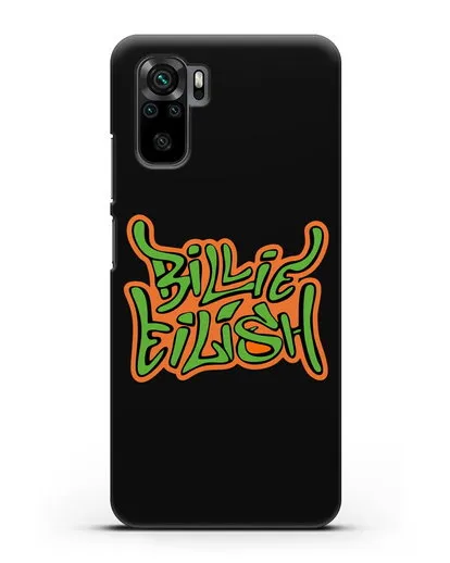 Чехол с логотипом Billie Eilish силиконовый для Xiaomi Redmi Note 10S