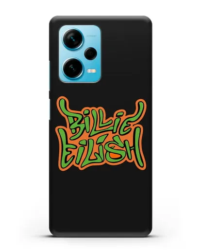 Чехол с логотипом Billie Eilish силиконовый для Xiaomi Redmi Note 12 Pro Plus