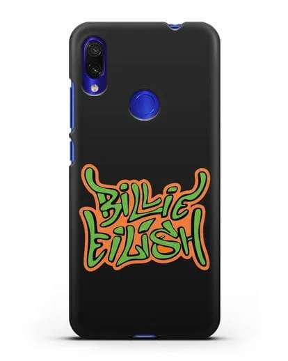 Чехол с логотипом Billie Eilish силиконовый для Xiaomi Redmi Note 7