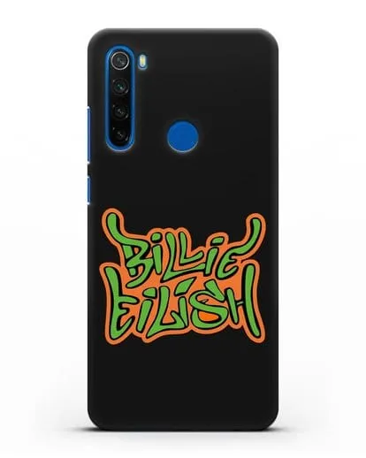 Чехол с логотипом Billie Eilish силиконовый для Xiaomi Redmi Note 8