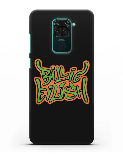Чехол с логотипом Billie Eilish силиконовый для Xiaomi Redmi Note 9