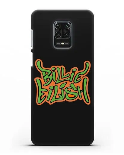 Чехол с логотипом Billie Eilish силиконовый для Xiaomi Redmi Note 9S